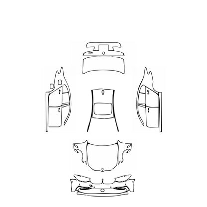 Pre-Cut PPF BMW 5 Series Sedan Standard Wheelbase Base 2020 - PPF-Kits
