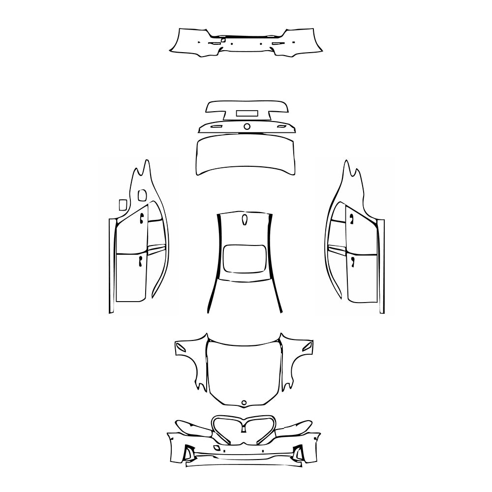 Pre-Cut PPF BMW 5 Series Sedan Standard Wheelbase Base 2022 - PPF-Kits