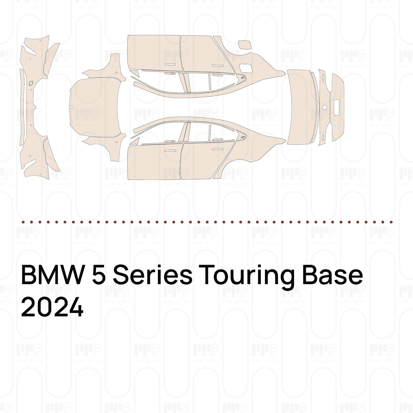 Pre-Cut PPF BMW 5 Series Touring Base 2024