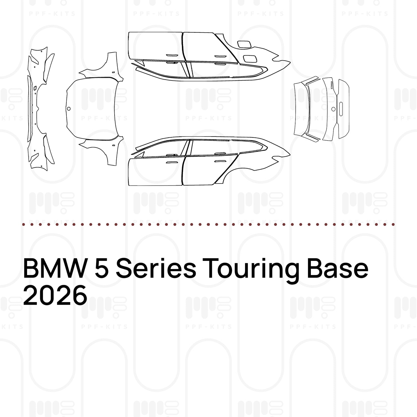 Pre-Cut PPF BMW 5 Series Touring Base 2026
