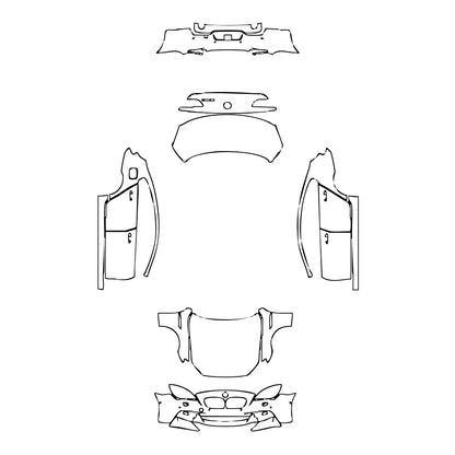 Pre-Cut PPF BMW 6 Series Gran Coupe M Sport 2013 - PPF-Kits