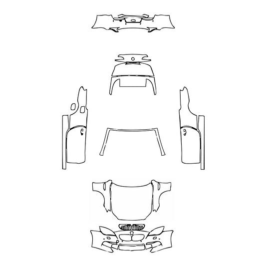 Pre-Cut PPF BMW 6 Series M6 Convertible 2018 - PPF-Kits