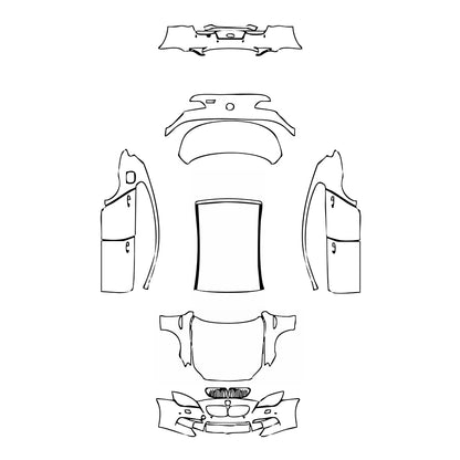 Pre-Cut PPF BMW 6 Series M6 Gran Coupe 2018 - PPF-Kits