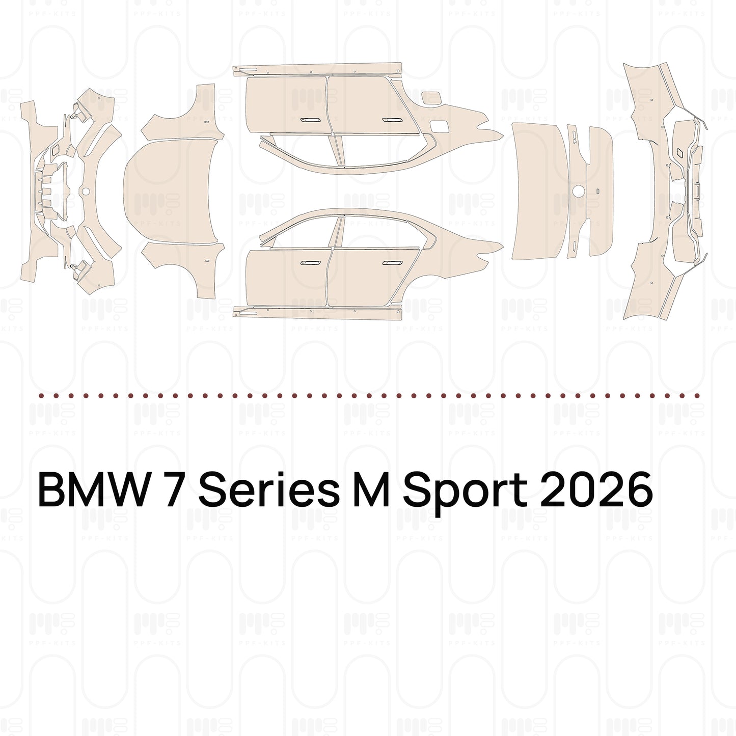 PPF precortado BMW 7 Series M Sport 2026
