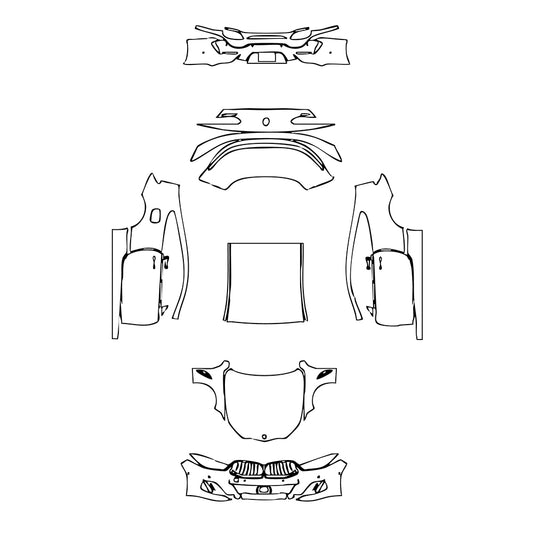 Pre-Cut PPF BMW 8 Series Coupe M850i 2021 - PPF-Kits