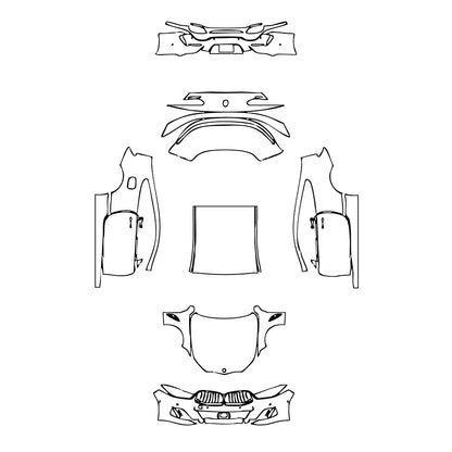 Pre-Cut PPF BMW 8 Series Coupe M850i 2024 - PPF-Kits
