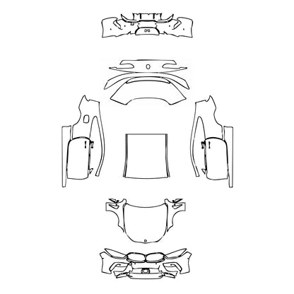 Pre-Cut PPF BMW 8 Series Coupe M8 2023 - PPF-Kits