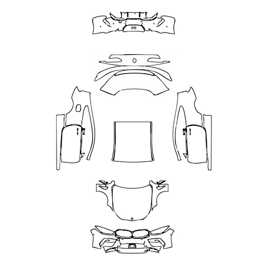 Pre-Cut PPF BMW 8 Series Coupe M8 2023 - PPF-Kits