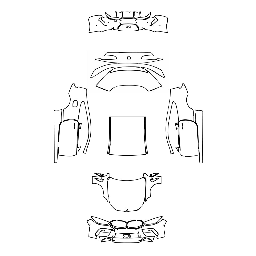 Pre-Cut PPF BMW 8 Series Coupe M8 2025 - PPF-Kits