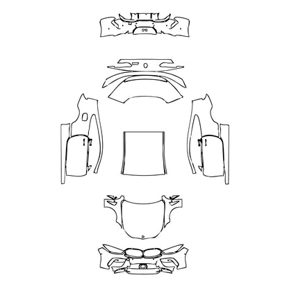 Pre-Cut PPF BMW 8 Series Coupe M8 Competition 2021 - PPF-Kits
