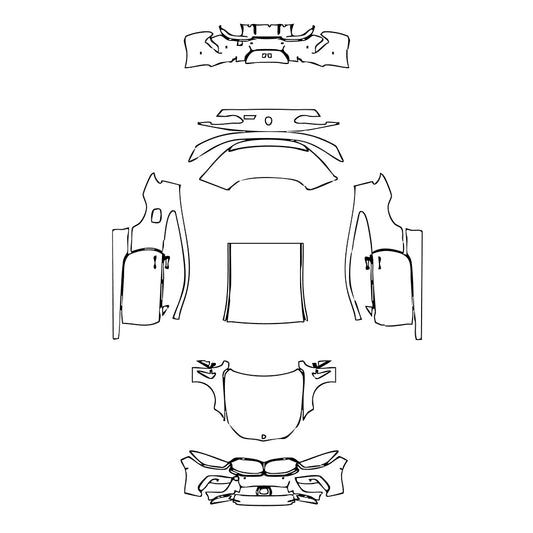 Pre-Cut PPF BMW 8 Series Coupe M8 Competition 2022 - PPF-Kits