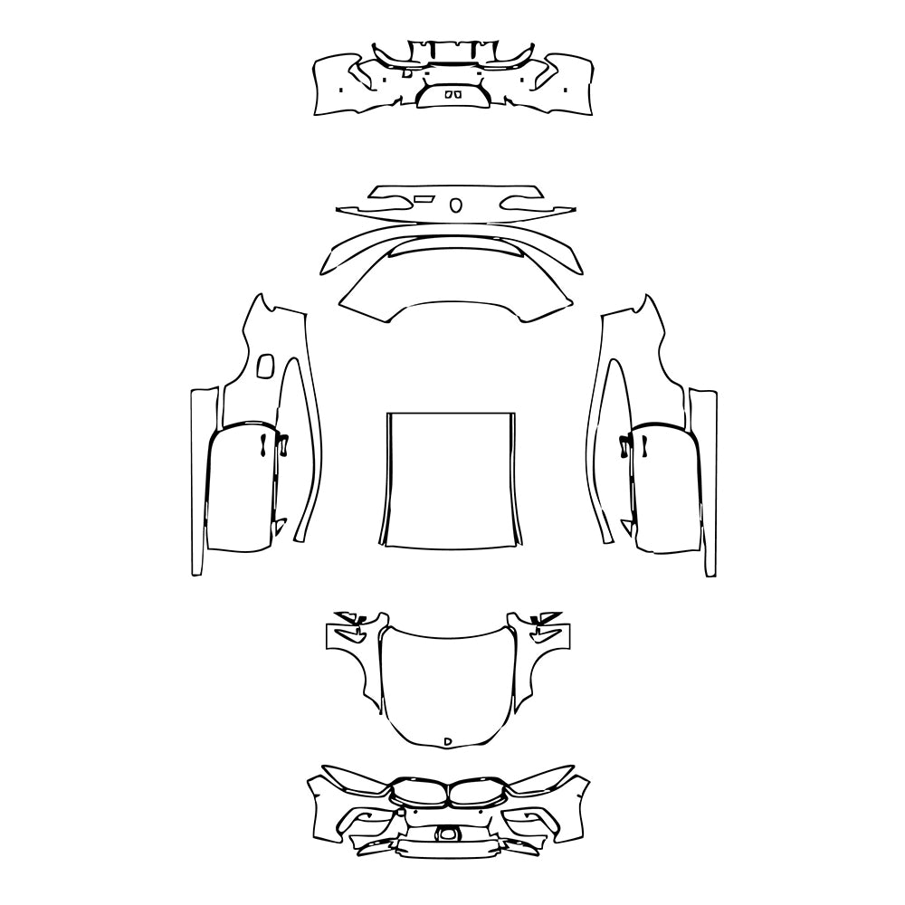 Pre-Cut PPF BMW 8 Series Coupe M8 Competition 2023 - PPF-Kits
