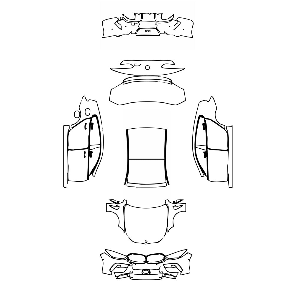 Pre-Cut PPF BMW 8 Series Gran Coupe M8 2022 - PPF-Kits