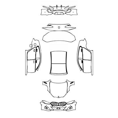 Pre-Cut PPF BMW 8 Series Gran Coupe M Sport 2024 - PPF-Kits