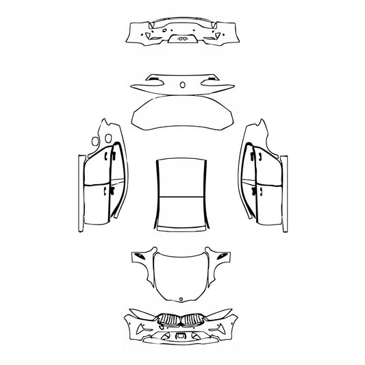 Pre-Cut PPF BMW 8 Series Gran Coupe Sport 2020 - PPF-Kits