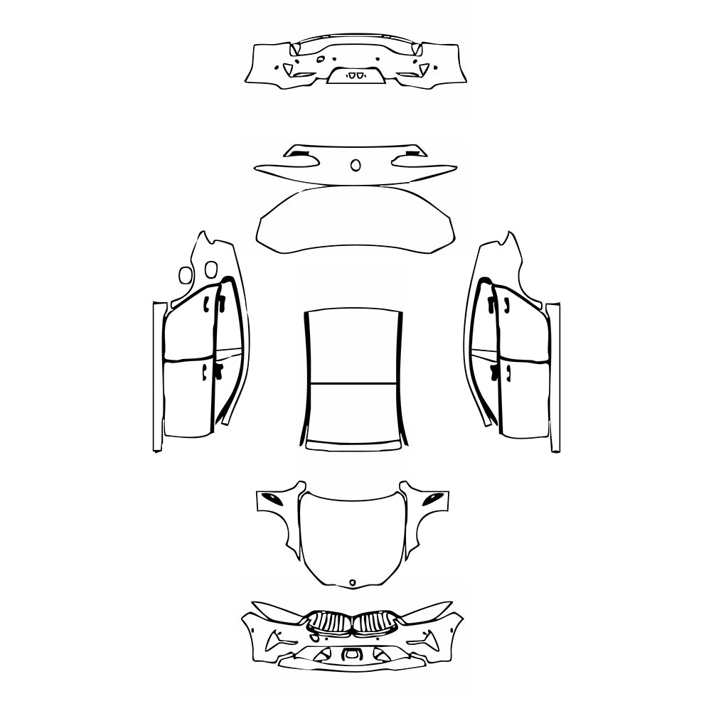Pre-Cut PPF BMW 8 Series Gran Coupe Sport 2022 - PPF-Kits