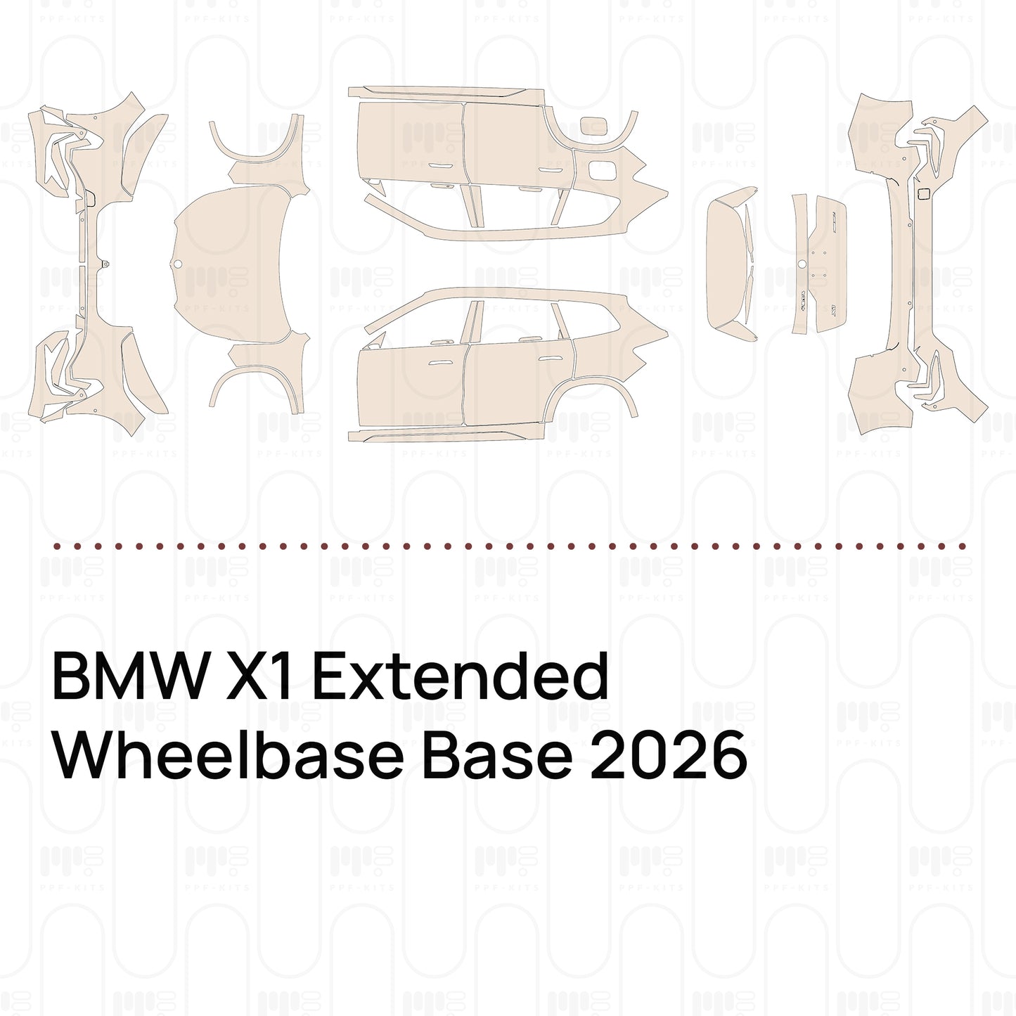 Pre-Cut PPF BMW X1 Extended Wheelbase Base 2026