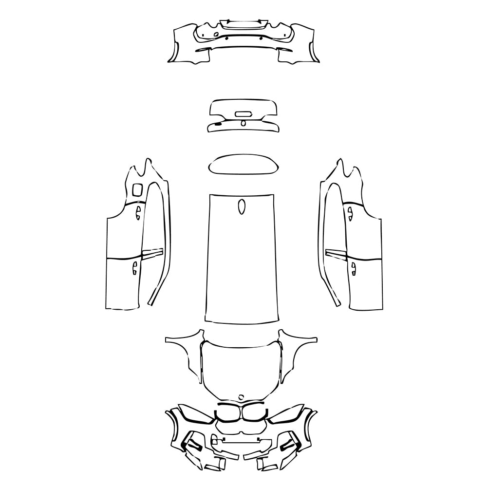 Pre-Cut PPF BMW X1 Extended Wheelbase M Sport 2021 - PPF-Kits
