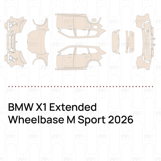 PPF precortado BMW X1 Extended Wheelbase M Sport 2026