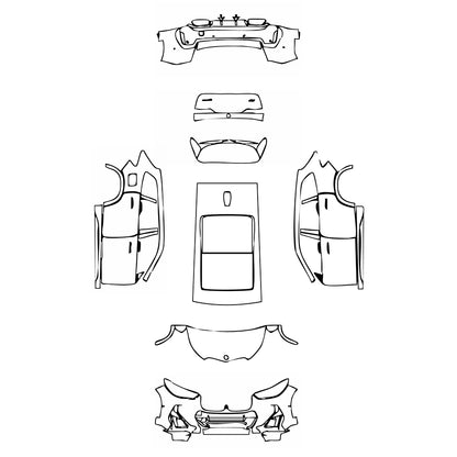 Pre-Cut PPF BMW X1 Standard Wheelbase M Sport 2024 - PPF-Kits