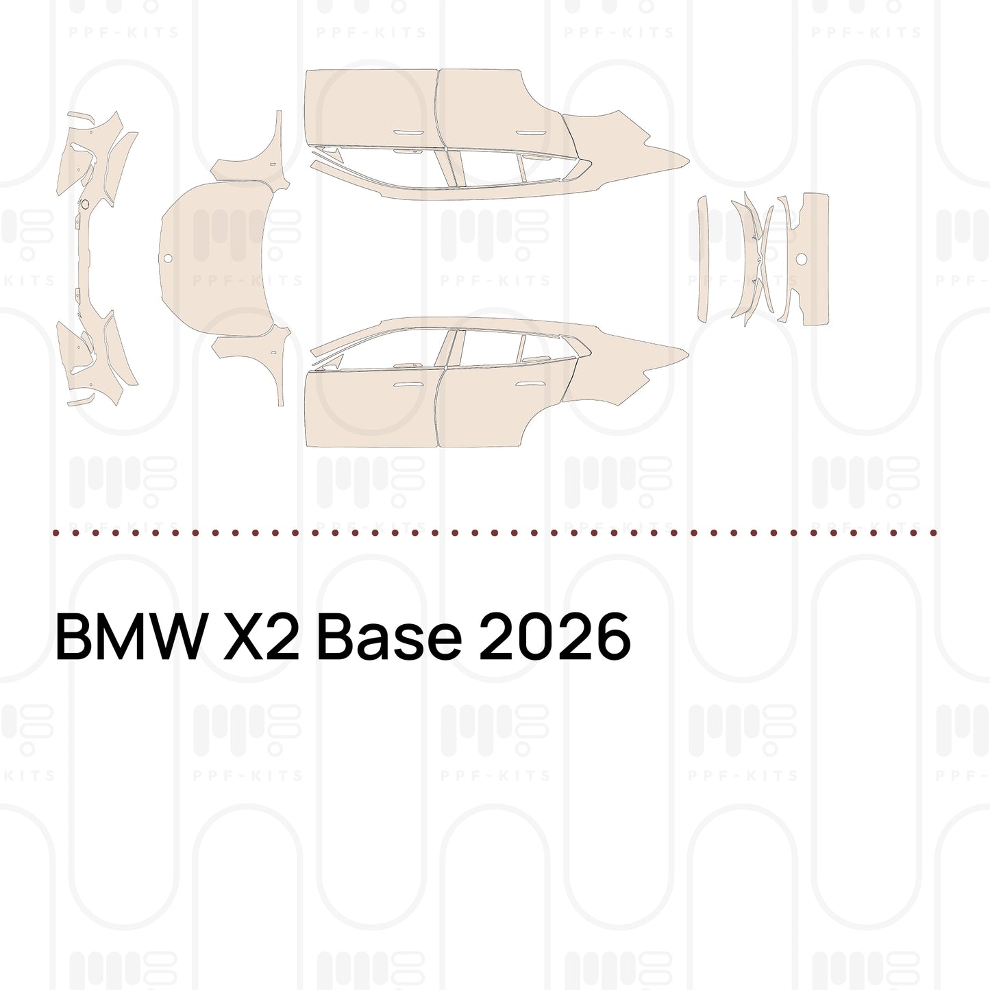 PPF precortado BMW X2 Base 2026