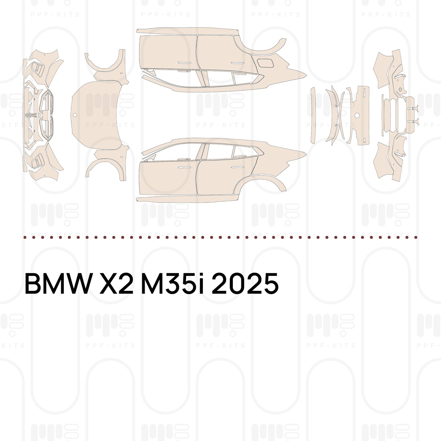 PPF precortado BMW X2 M35i 2025