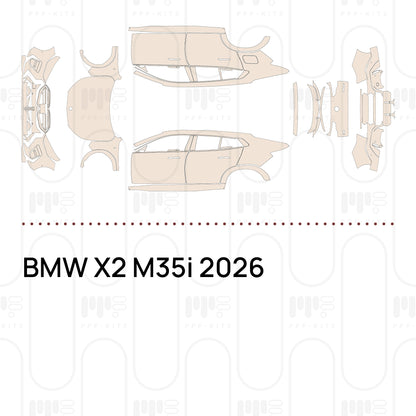 PPF precortado BMW X2 M35i 2026
