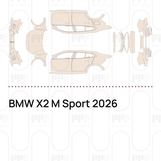 PPF precortado BMW X2 M Sport 2026