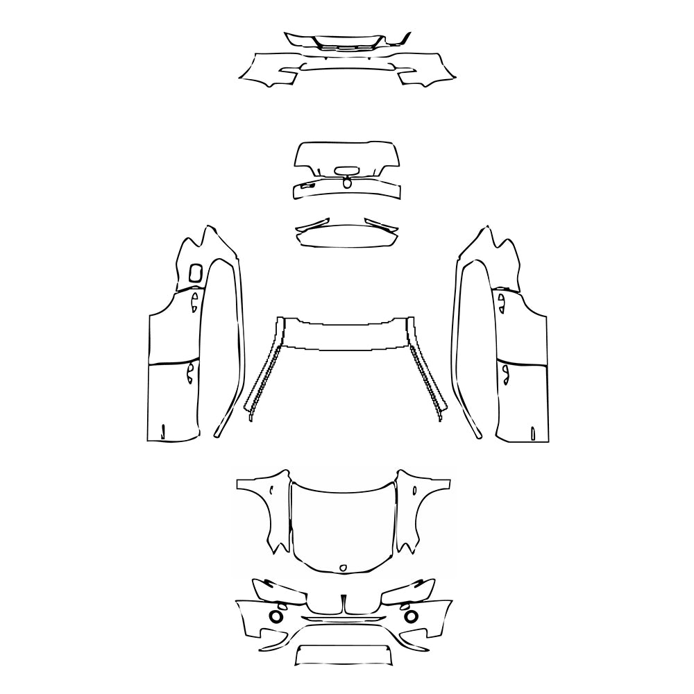 Pre-Cut PPF BMW X3 Standard Wheelbase Base 2017 - PPF-Kits