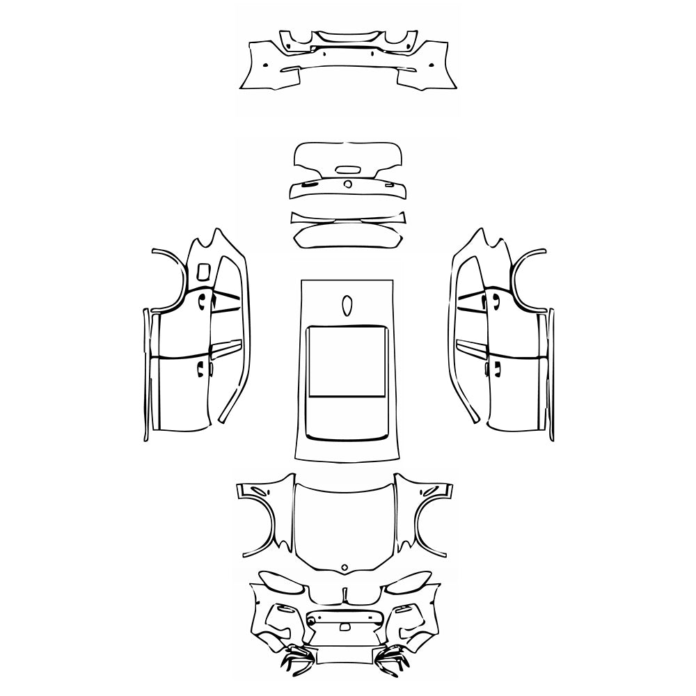 Pre-Cut PPF BMW X3 Standard Wheelbase M40i 2020 - PPF-Kits