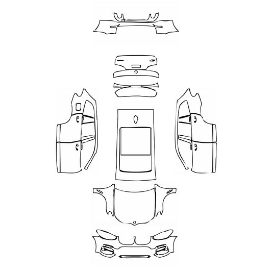 Pre-Cut PPF BMW X3 Standard Wheelbase xLine 2020 - PPF-Kits