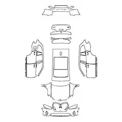 Pre-Cut PPF BMW X3 Standard Wheelbase xLine 2022 - PPF-Kits