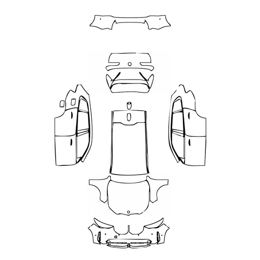 Pre-Cut PPF BMW X3 Standard Wheelbase xLine 2025 - PPF-Kits