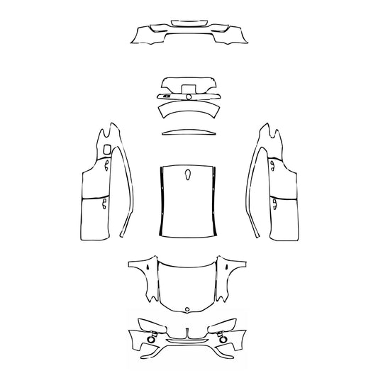Pre-Cut PPF BMW X4 Base 2018 - PPF-Kits