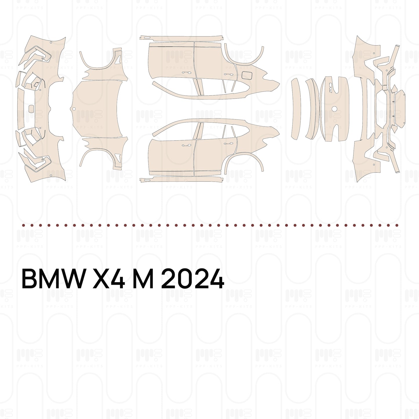 PPF precortado BMW X4 M 2024