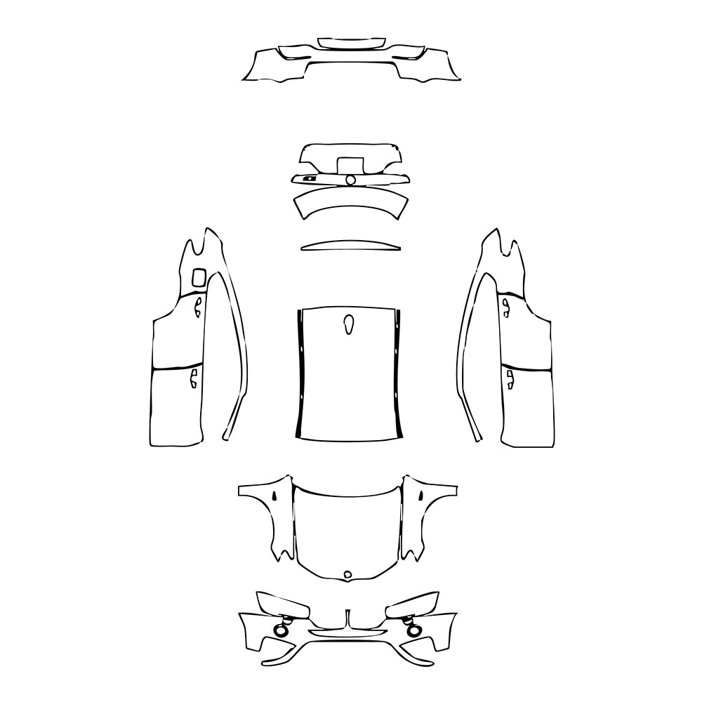 Pre-Cut PPF BMW X4 xLine 2016 - PPF-Kits