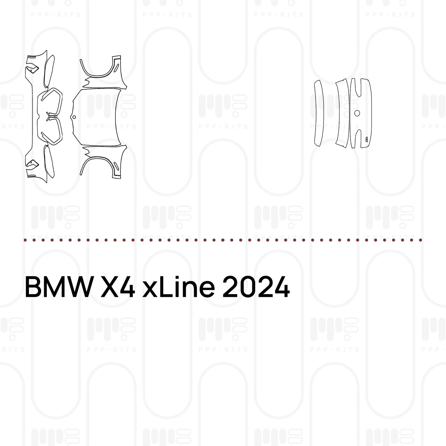 Pre-Cut PPF BMW X4 xLine 2024