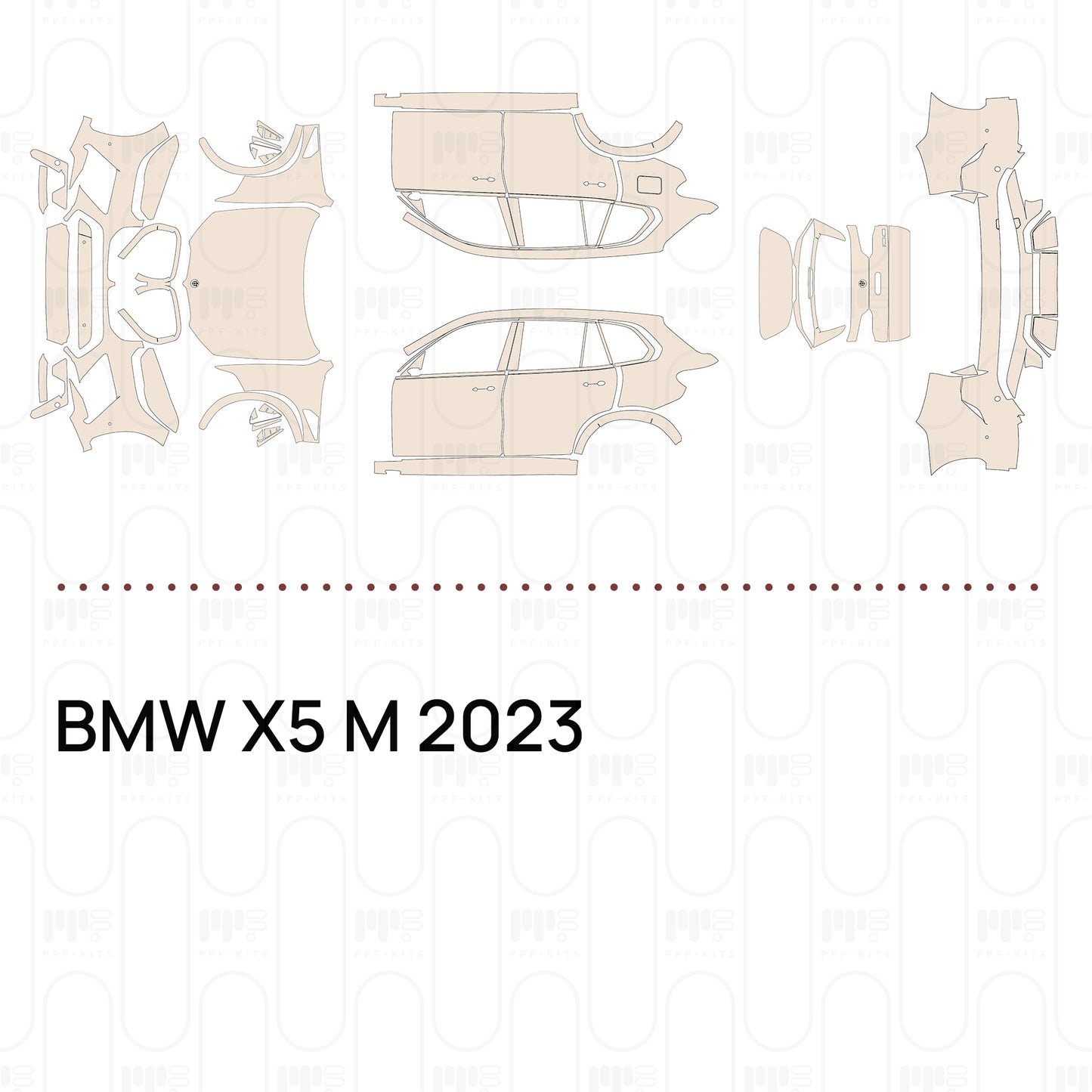 PPF precortado BMW X5 M 2023