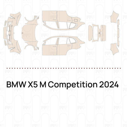 PPF precortado BMW X5 M Competition 2024