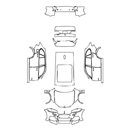 Pre-Cut PPF BMW X5 Standard Wheelbase M Sport 2016 - PPF-Kits