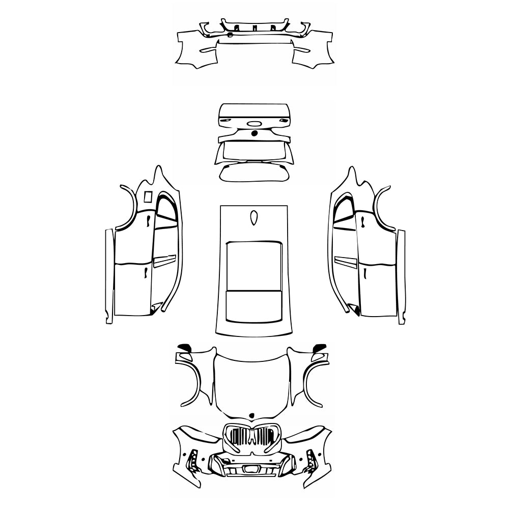 Pre-Cut PPF BMW X5 Standard Wheelbase M Sport 2023 - PPF-Kits
