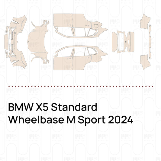 PPF precortado BMW X5 Standard Wheelbase M Sport 2024