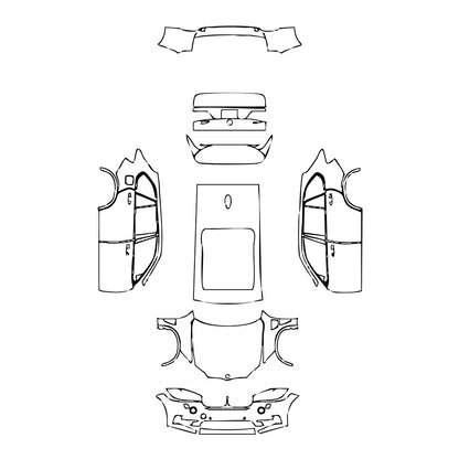 Pre-Cut PPF BMW X5 Standard Wheelbase eDrive 2017 - PPF-Kits
