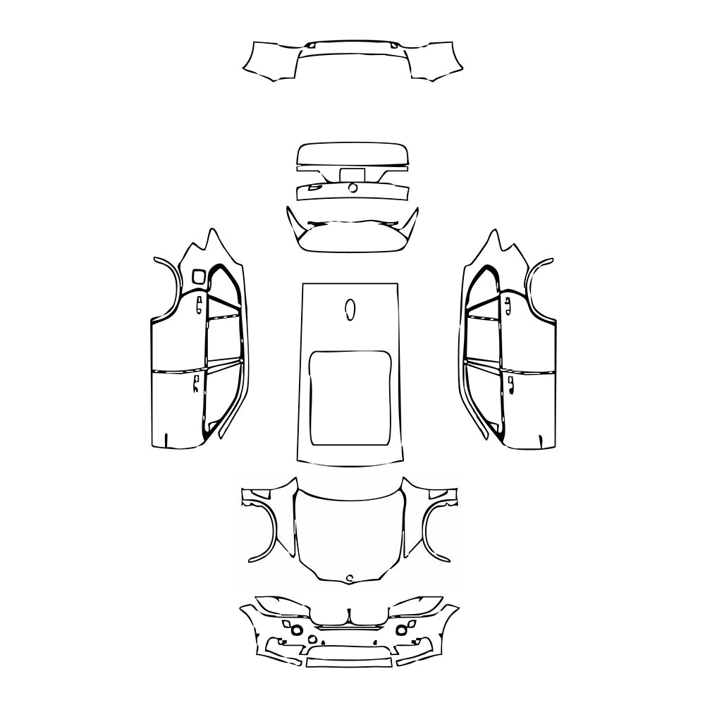 Pre-Cut PPF BMW X5 Standard Wheelbase xLine 2017 - PPF-Kits