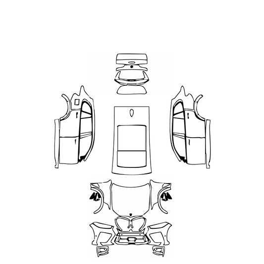 Pre-Cut PPF BMW X5 X5 M Competition 2025 - PPF-Kits