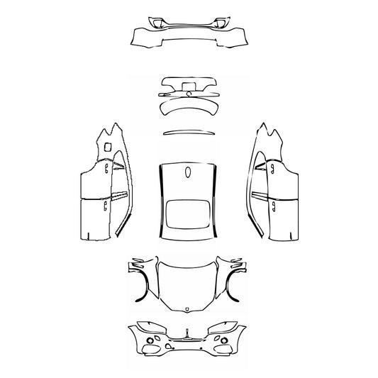 Pre-Cut PPF BMW X6 Base 2016 - PPF-Kits