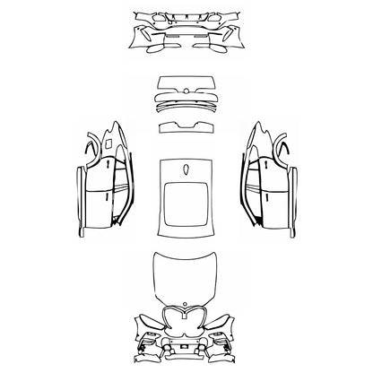 Pre-Cut PPF BMW X6 M50i 2021 - PPF-Kits
