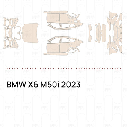 Pre-Cut PPF BMW X6 M50i 2023