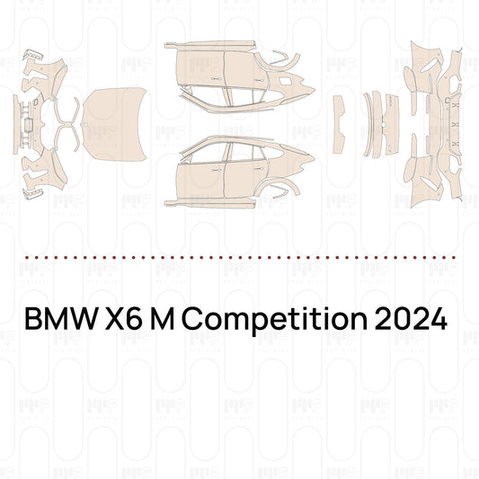PPF precortado BMW X6 M Competition 2024