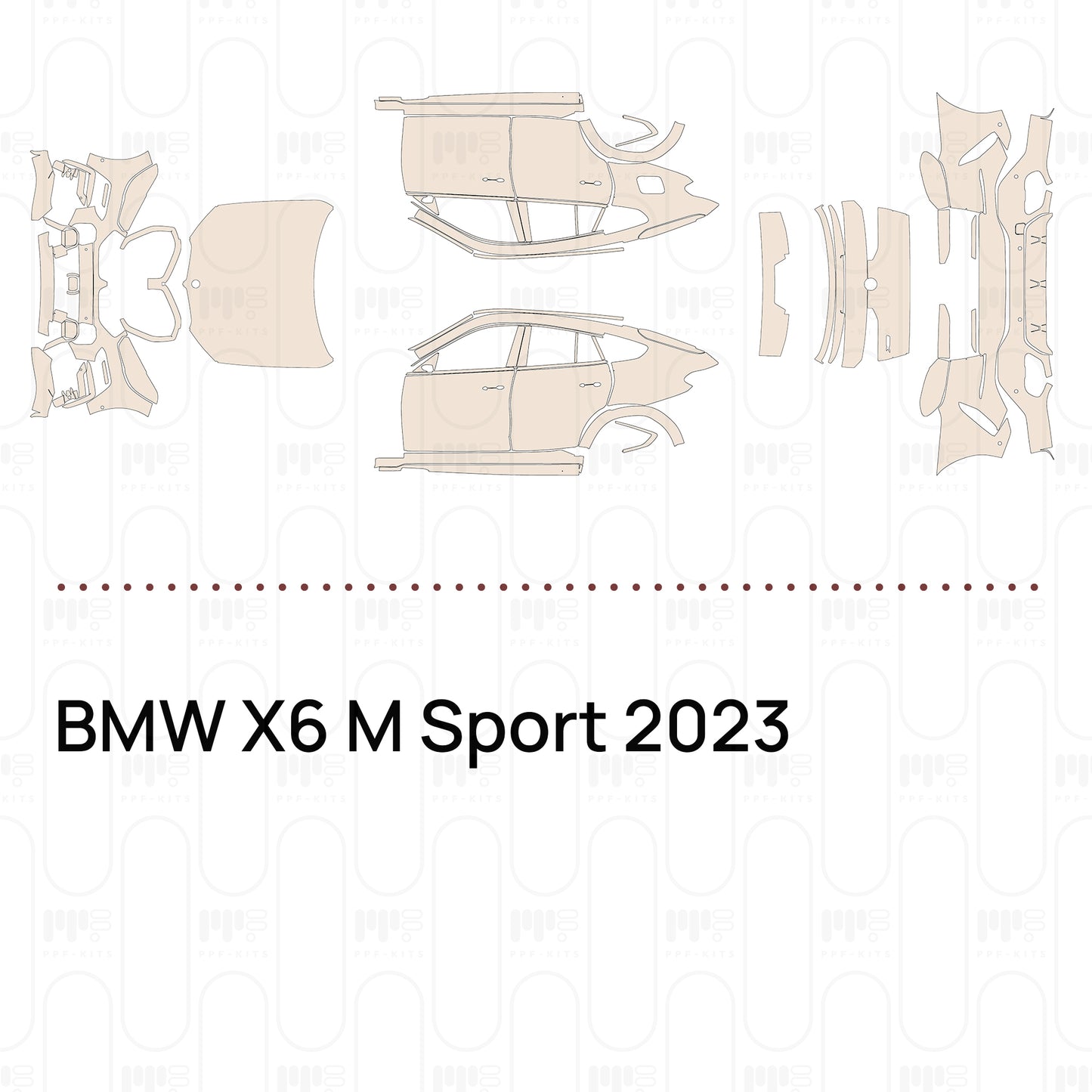 Pre-Cut PPF BMW X6 M Sport 2023